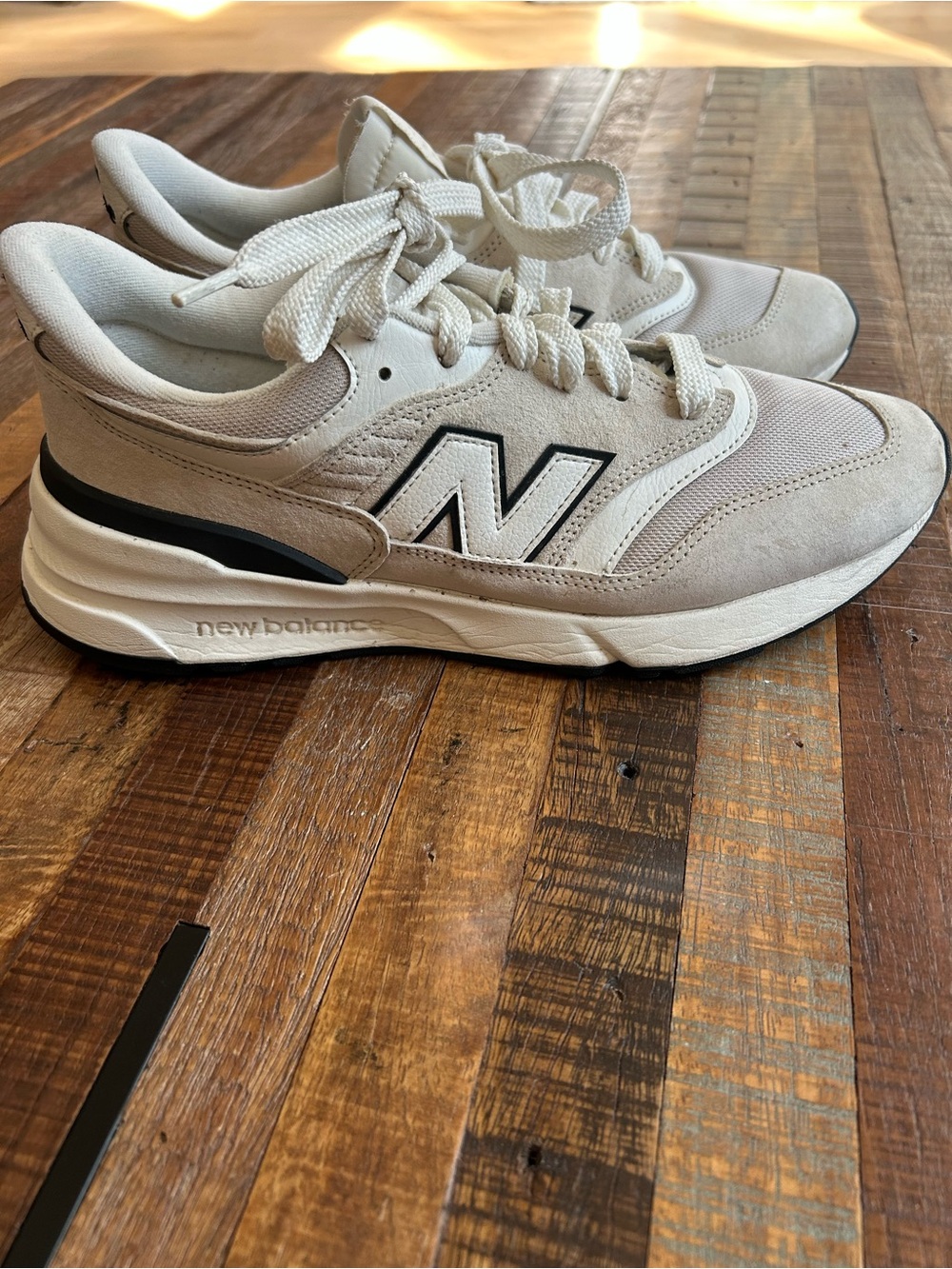 New Balance 997R Sneakers. Timberwolf and Sea Salt. U997RPCC